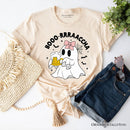 Boo-Rracha Halloween Ghost T-Shirt, Funny Mexican Drunk Tee with Cute Spooky Vibes