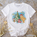 Christmas With Winnie-the-Pooh and Friends T-Shirt, 1926 A.A. Milne Heartwarming Holiday Tee