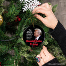 Donald Trump 47th President Ornament, Proud Supporters Gift And Decor