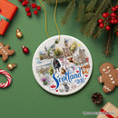 Enchanting Scotland Christmas Ornament, Celtic Culture and Heritage Edinburgh Souvenir and Gift