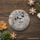 Funny Mouse Sailing Quotes Ornament, Classic Steamboat Willie Christmas Keepsake and Decor