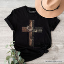 God Gave His Only Son Cross T-Shirt, Christian John 3:16 Faith Tee