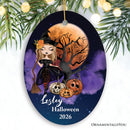 Halloween Witch Besties Personalized Ornament