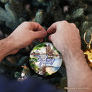 Illustrated Sydney Australia Ceramic Ornament, Travel Souvenir and Christmas Gift