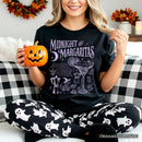 Midnight Margaritas Halloween T-Shirt, Whimsical Tee for Drinking Witches