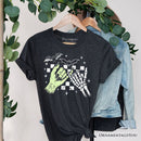 Monster Skeleton Pinky Promise T-Shirt, Funny Spooky Halloween Tee
