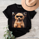 Poodle Iced Coffee T-Shirt, Funny Dog Parents Tee