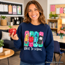 Brushstroke Back to School Sweatshirt, Apple Pencil Notebook Sweater