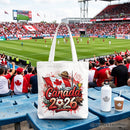 Canada 2026 Soccer Cup Global Championship Tote Bag, Fans Football Gift Shopper