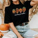 Country Pumpkin Rustic T-Shirt, Cute Fall Tee for Autumn Season