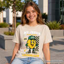 Kids Life Gave Me Lemons Jesus Lemonade T-Shirt, Funny Youth Christian Faith Retro Tee