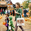 Mama Coquette Autumn Tote Bag, Cozy Fall Pumpkins for Mothers