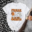 Freak in the Sheets Ghost T-Shirt, Naughty Halloween Tee for Spooky Adults