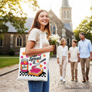 Go Spread It Christian Tote Bag, Cute Gospel Jam and Toast Gift Shopper