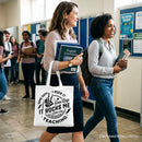 Some Days I Rock It Some Days It Rocks Me Tote Bag, Funny Gift Shopper for Fun Teachers