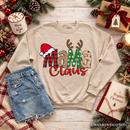 Mama Claus Retro Christmas Sweatshirt, Matching Family Holiday Sweater
