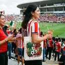 Mexico 2026 Soccer Cup Global Championship Tote Bag, Fans Football Gift Shopper