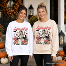 Licensed to Draw Blood Halloween Nurse Sweatshirt, Groovy Sweater for Spooky Season