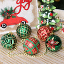 Red Green and Gold Majestic Christmas Ornament Bundle Set, 16 Baubles