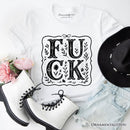 Sweary Wildflower Adult Humor T-Shirt, Western Boho Sassy Tee