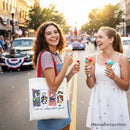 Just An Independent Goose Patriotic Tote Bag, Funny 4th of July Gift Shopper