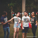 Ben Drankin Funny 4th of July T-Shirt, White, Navy and Black Patriotic Tee With Benjamin Franklin