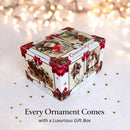 Charming Kids on the Couch Glass Christmas Ornament, Sentimental Holiday Tree Decor