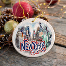 Handmade Artistic New York City Ornament