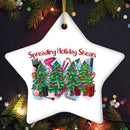 Spreading Holiday Shears Hairstylist Cute Christmas Ornament, Hairdresser Gift