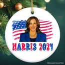 Kamala Harris 2024 Visionary Ornament, Keepsake For Determined Leadership