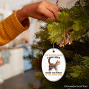 I'm Multitasking Quirky Cat Ornament, Cute and Funny Christmas Gift