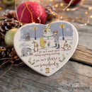 Excitement Means Little if Not Shared Winnie-the-Pooh Ornament, 1926 A.A. Milne Inspiring Christmas Gift and Decor