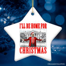 I'll Be Home For Christmas Donald Trump Ornament, Triumphant Holiday Gift