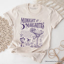 Midnight Margaritas Halloween T-Shirt, Whimsical Tee for Drinking Witches