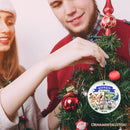 Artistic Georgia State Themes and Landmarks Christmas Ornament