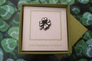 Four Leaf Clover Lapel Pin