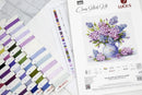 The Bloom of Fragile Hope Lilac in a Jug Counted Cross Stitch Kit by Luca-S B7059L