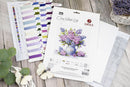 The Bloom of Fragile Hope Lilac in a Jug Counted Cross Stitch Kit by Luca-S B7059L