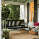 Keystone Amish Co. 4 Foot Franklin Porch Swing, Carribean Blue