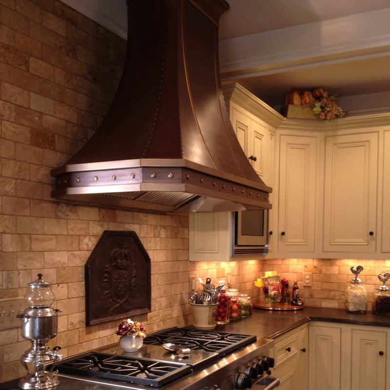 Akicon Handcrafted Copper Range Hood - AKH716C-C