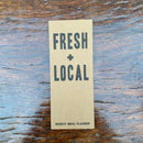 Fresh + Local Weekly Meal Planner | Shopping List Pad Organizer | 3.5" x 9"