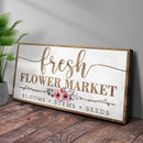 Fresh Flower Market Sign