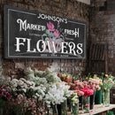 Fresh Flowers Sign