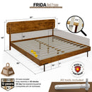 Frida Deluxe Solid Wood Bed Frame
