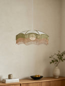 Fringed Parasol Pendant Light
