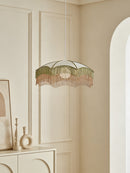 Fringed Parasol Pendant Light