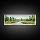 Cuyahoga Valley National Park, Panoramic Ohio Travel Art, National Park Print, Minimalist Travel Art, Midcentury Modern Style Landscape