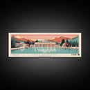 Hot Springs National Park, Panoramic Arkansas Travel Art, National Park Print, Minimalist Travel Art, Midcentury Modern Style Landscape