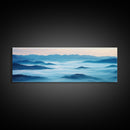 Blue Ridge Mountains Panoramic Wall Art, Bluebridge Mountains National Parkway, Beautiful Cabin Decor, Boho Photography Wall Art Print