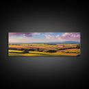 Beautiful Italian Villa and Countryside, Extra Large Wall Art, Framed Panoramic Canvas Print, Framed Wall Decor